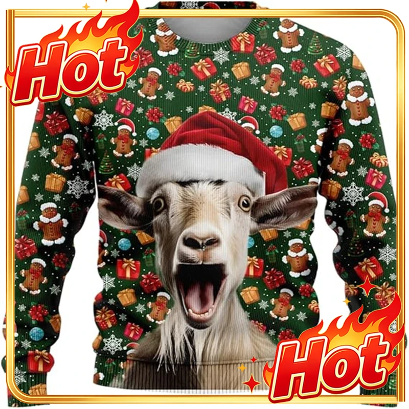 Mens Fashion Clothes - Pull de Noël moche à motif