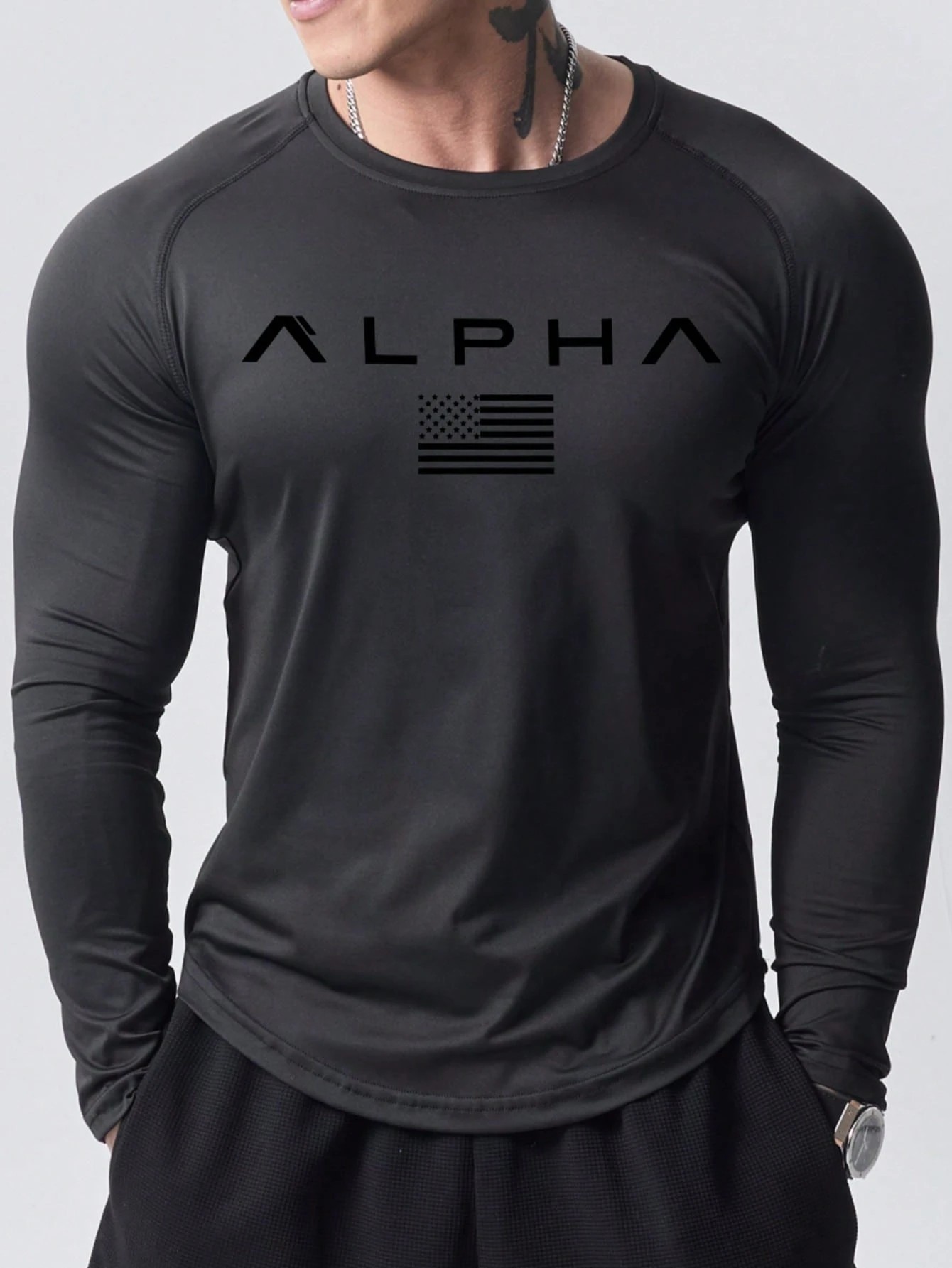 Mens Fashion Clothes - Nouveau T-shirt à manches longues pour