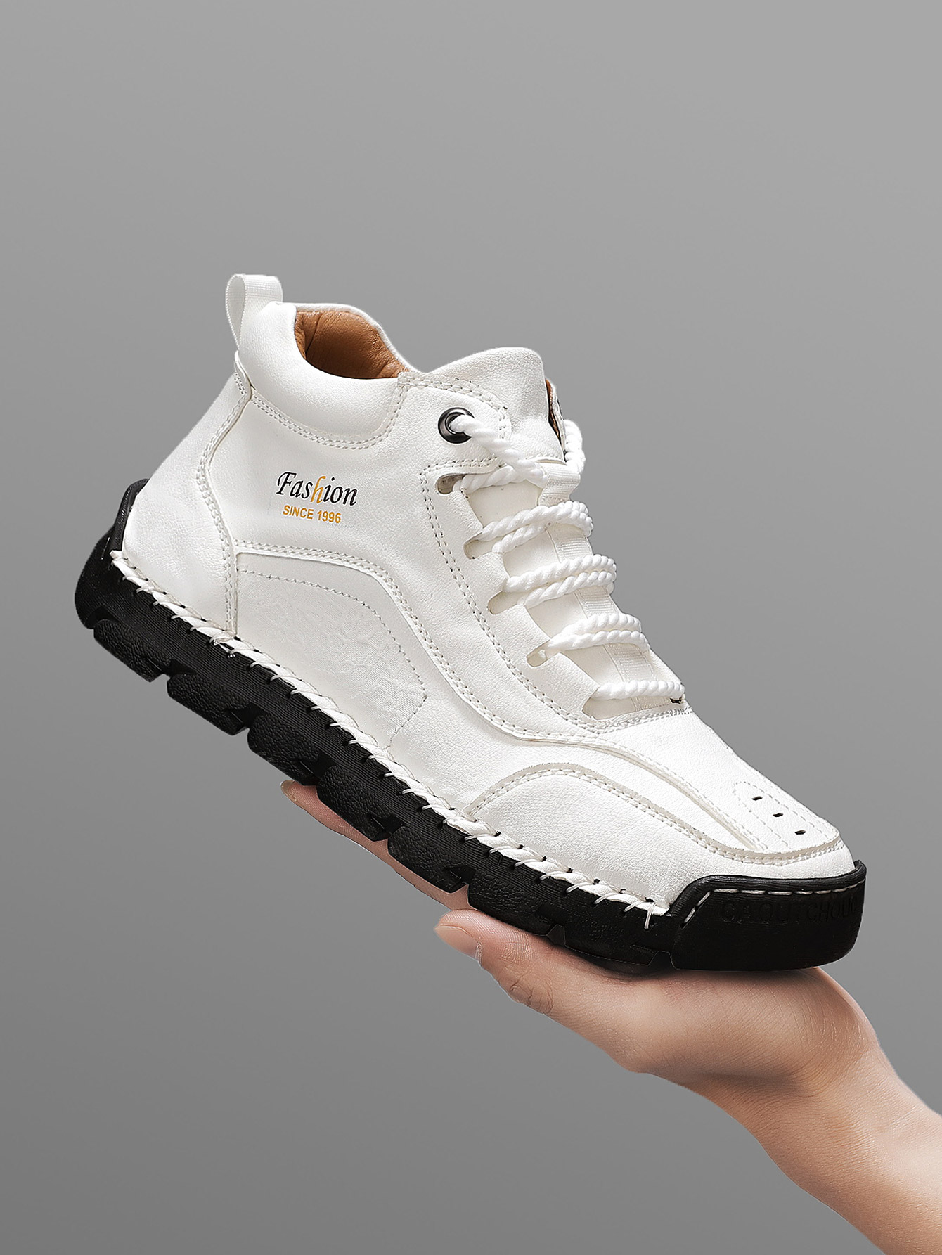 Men'S Fashion News - Chaussures décontractées mi-hautes faites à la