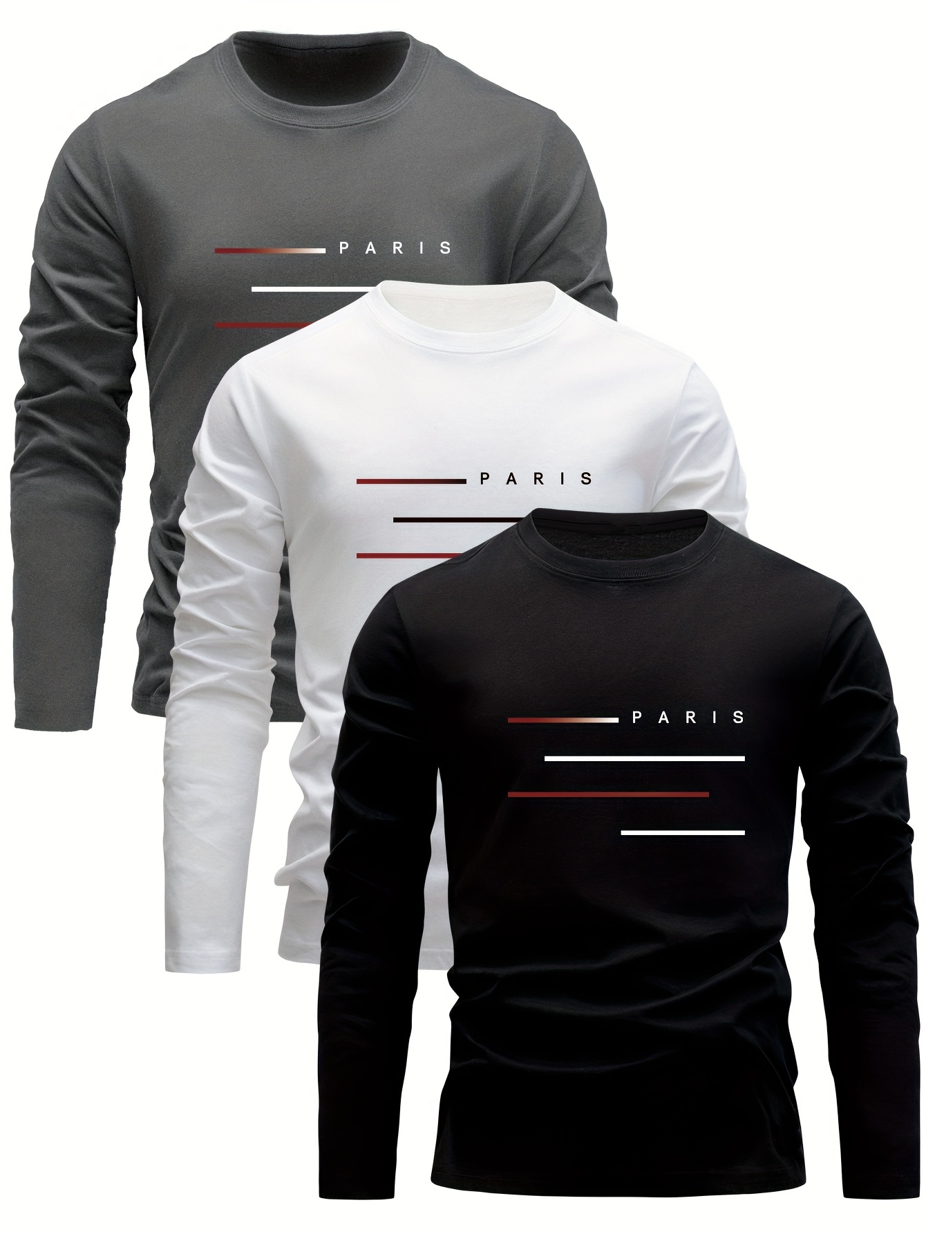 Mens Fashion Summer - T-shirt décontracté polyvalent pour homme, 100