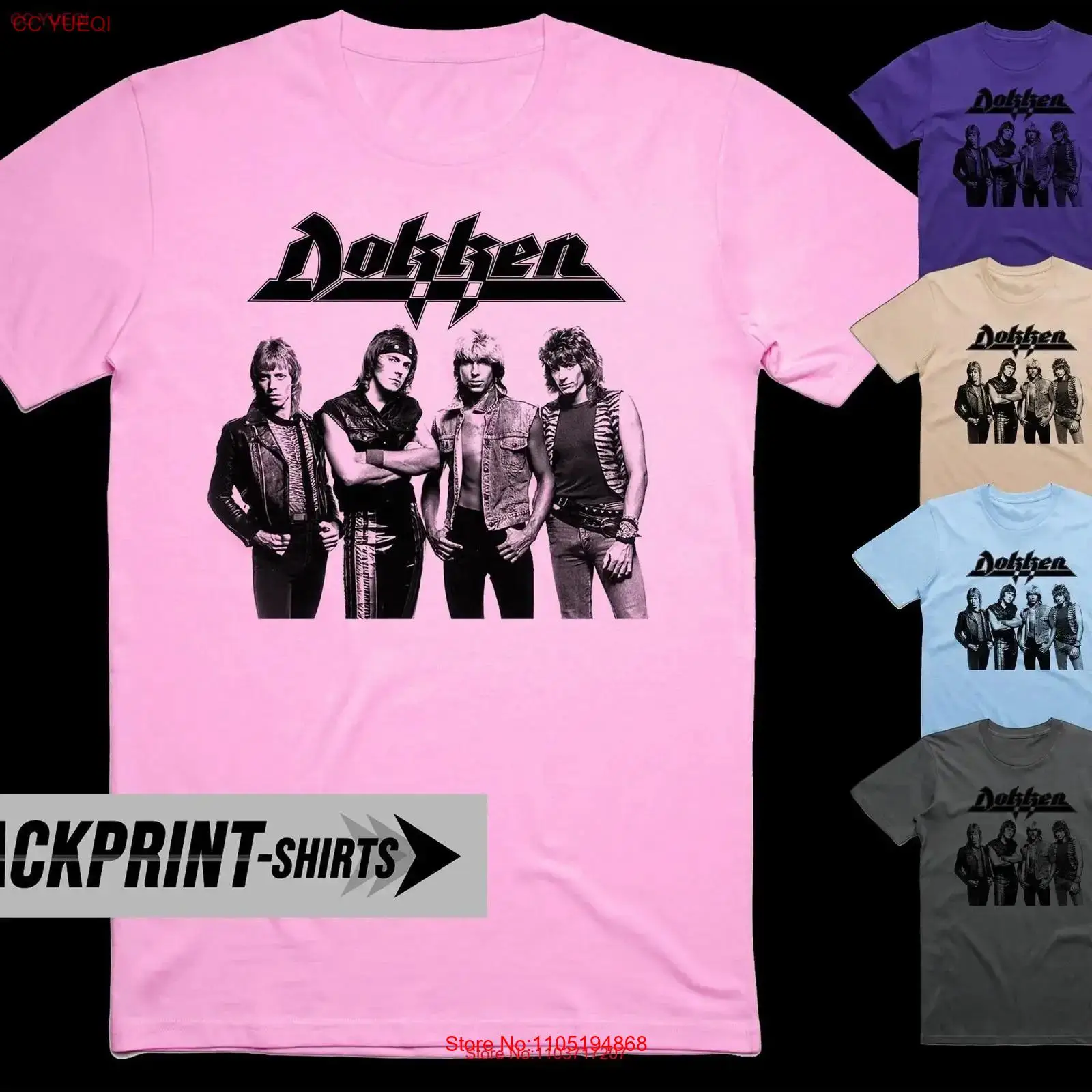 Poster Men Fashion - Dokken t-shirt coton hommes toutes tailles