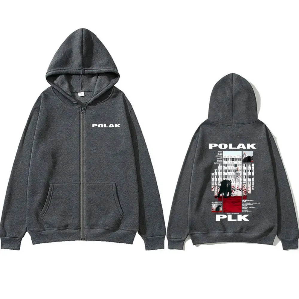 Sweat à capuche zippé imprimé  - Mens Fashion Zip Up Hoodies avis et prix