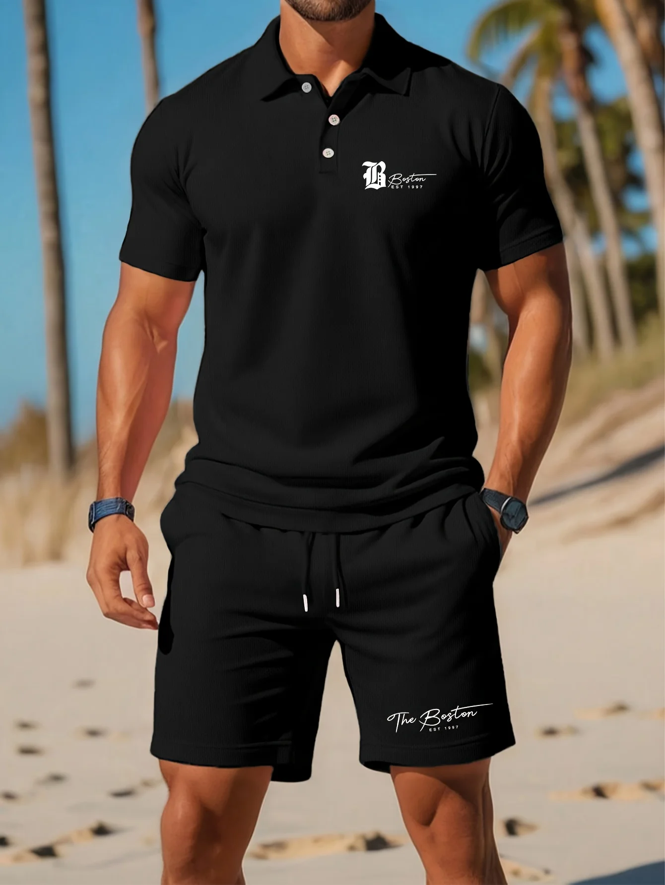 Ensemble polo et short pour ho - Mens Fashion Clothes avis et prix