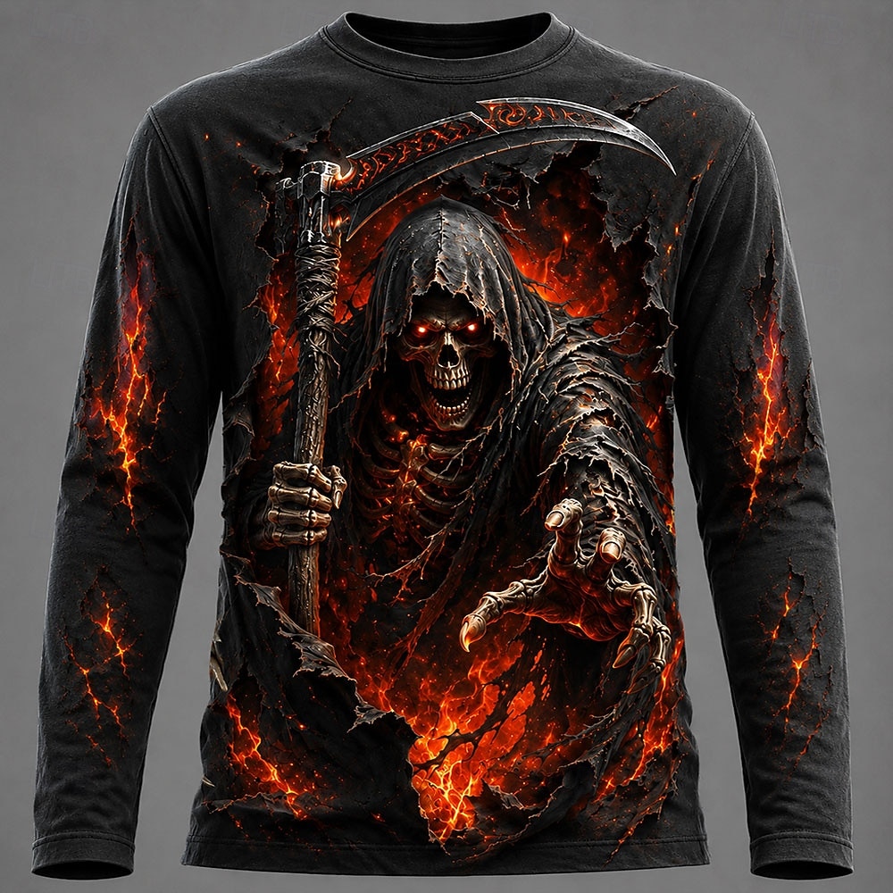 T-shirt à manches longues impr - Men'S Fashion T Shirts avis et prix
