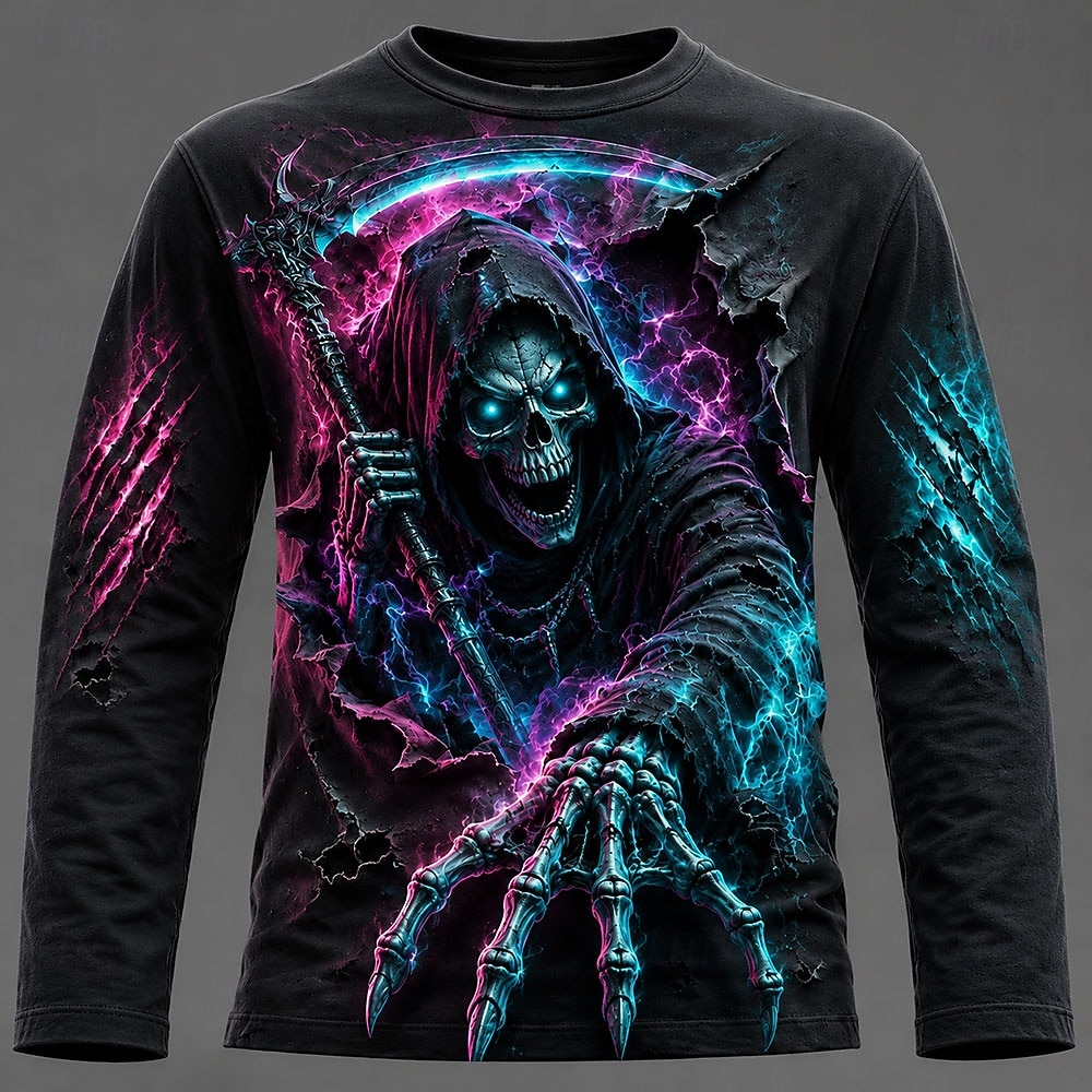 T-shirt à manches longues impr - Men'S Fashion T Shirts avis et prix