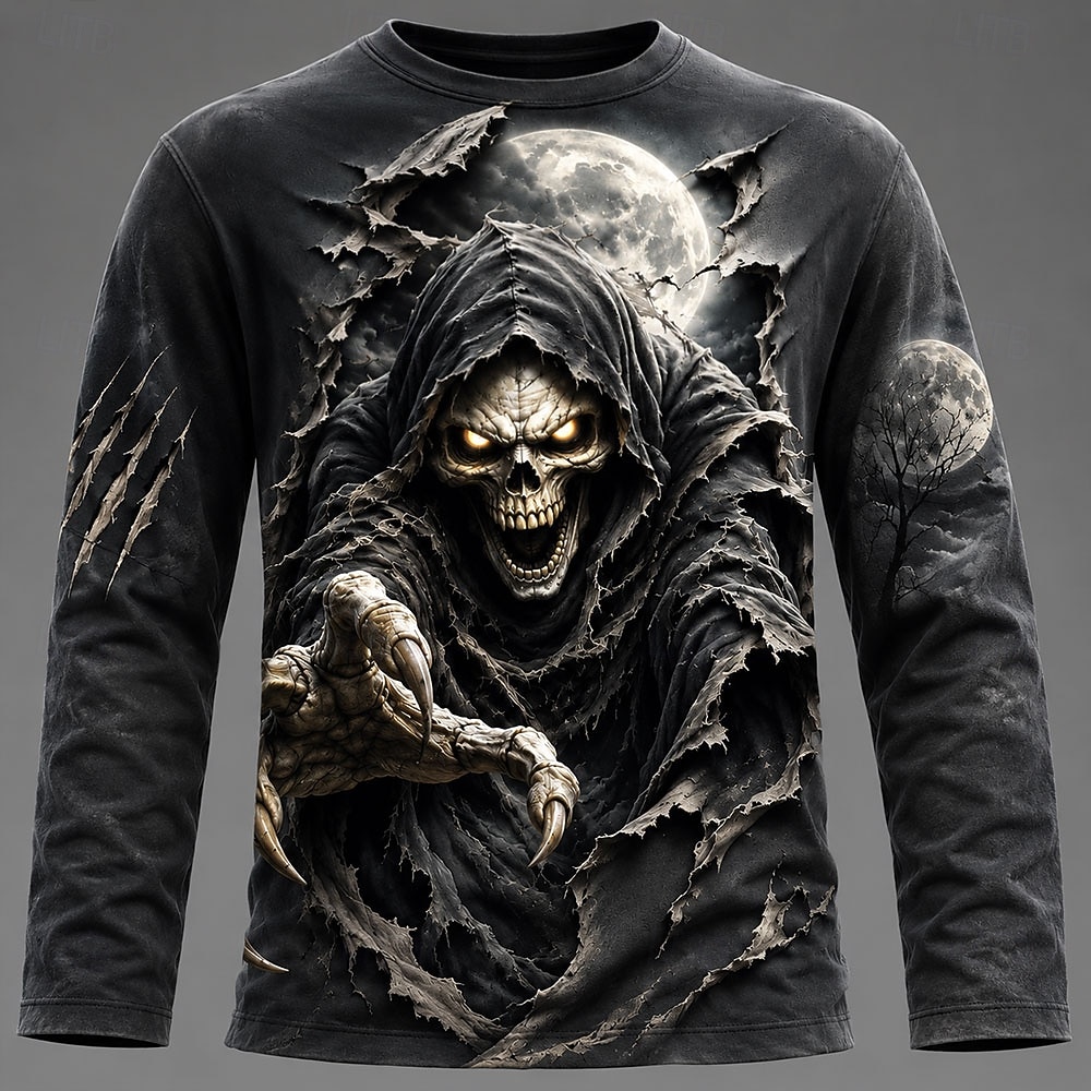 T-shirt à manches longues impr - Men'S Fashion T Shirts avis et prix