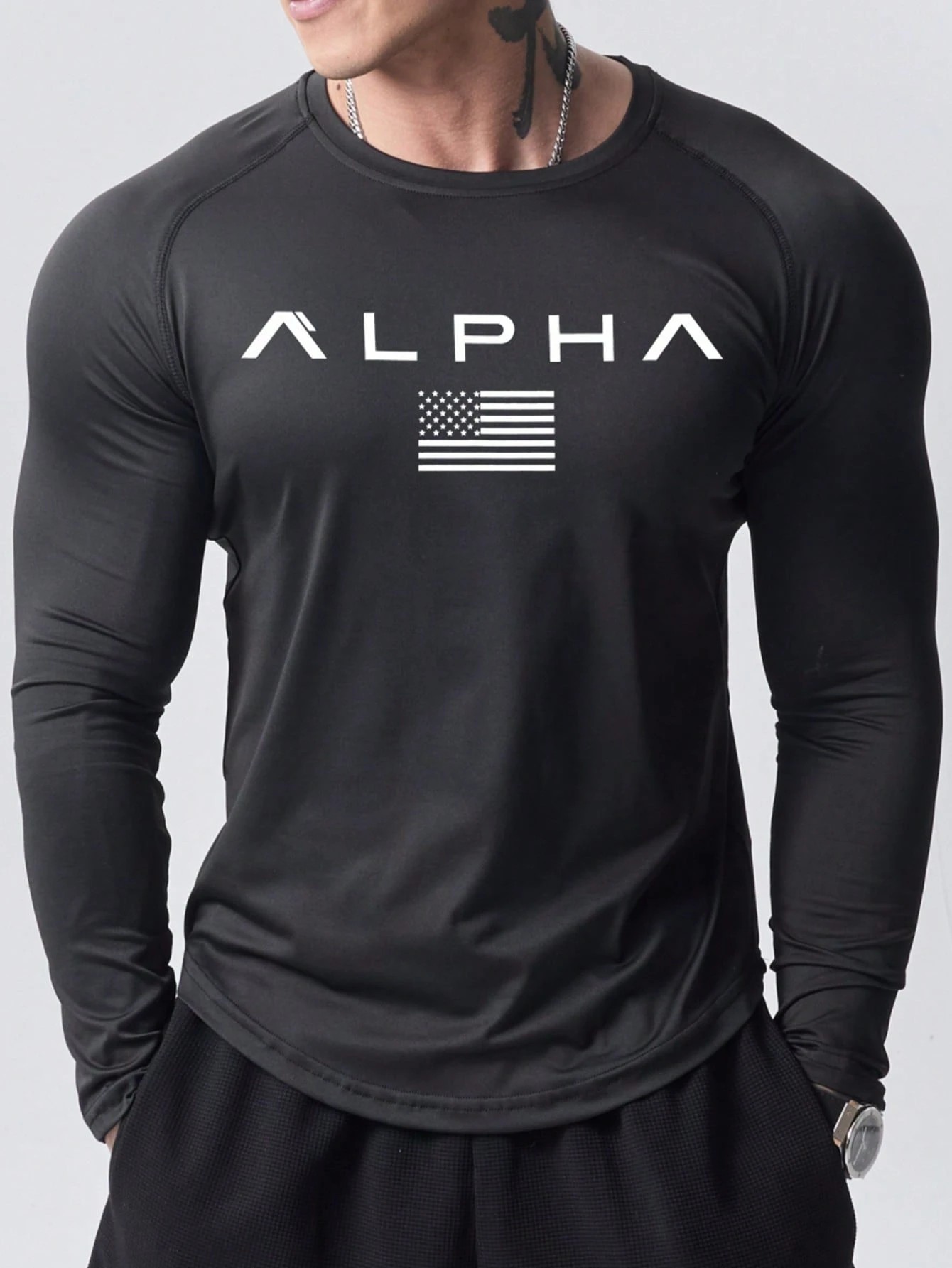 Nouveau T-shirt à manches long - Mens Fashion Clothes avis et prix