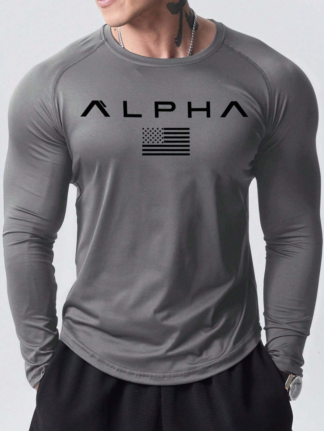 Nouveau T-shirt à manches long - Mens Fashion Clothes avis et prix