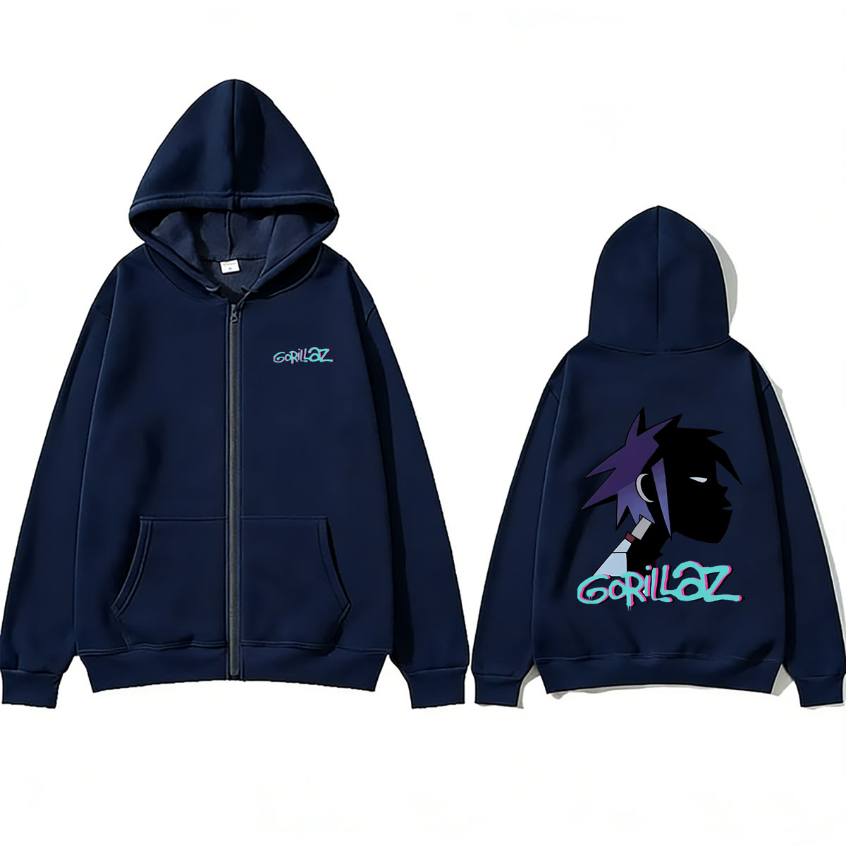 Sweat à capuche zippé avec mot - Mens Fashion Zip Up Hoodies avis et prix