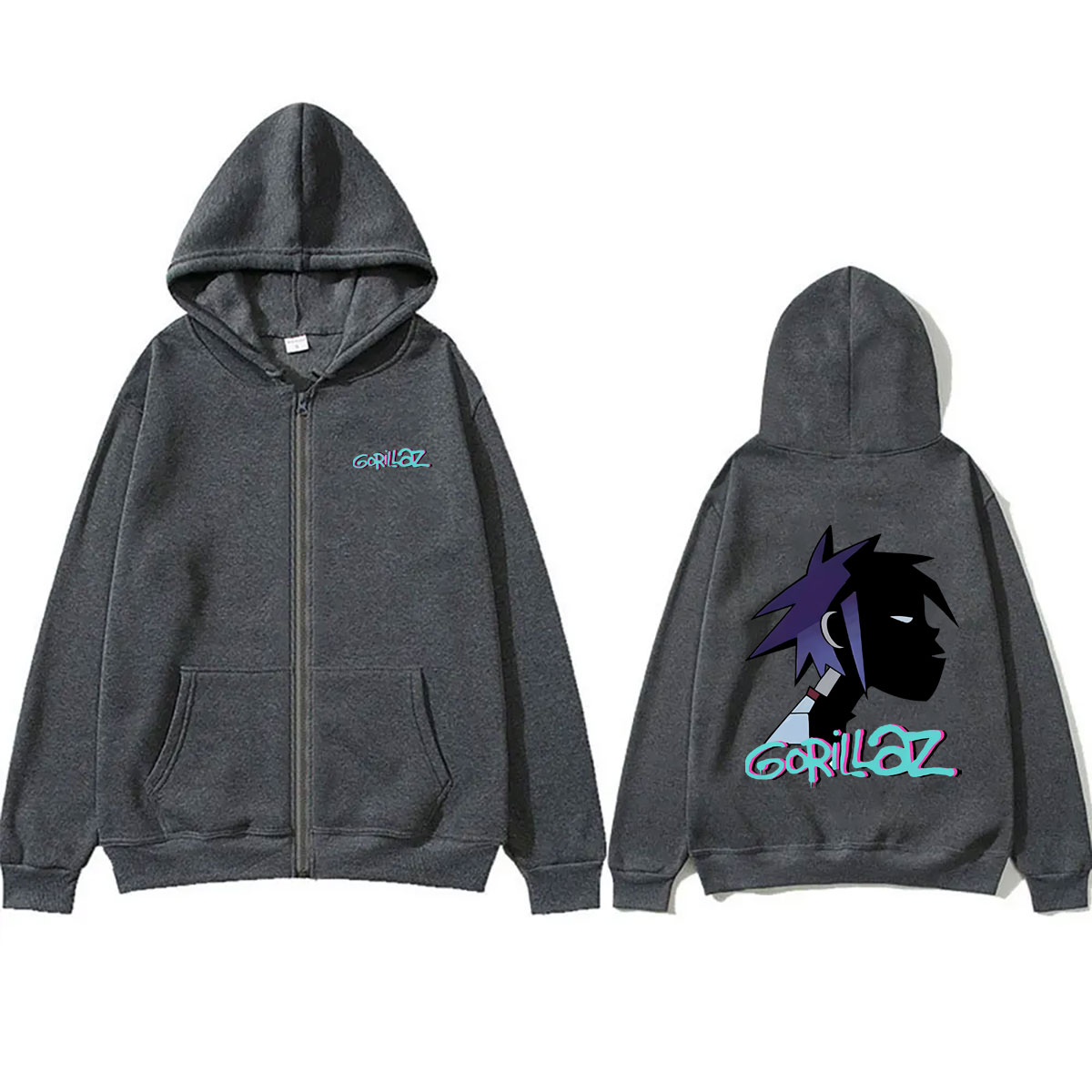 Sweat à capuche zippé avec mot - Mens Fashion Zip Up Hoodies avis et prix