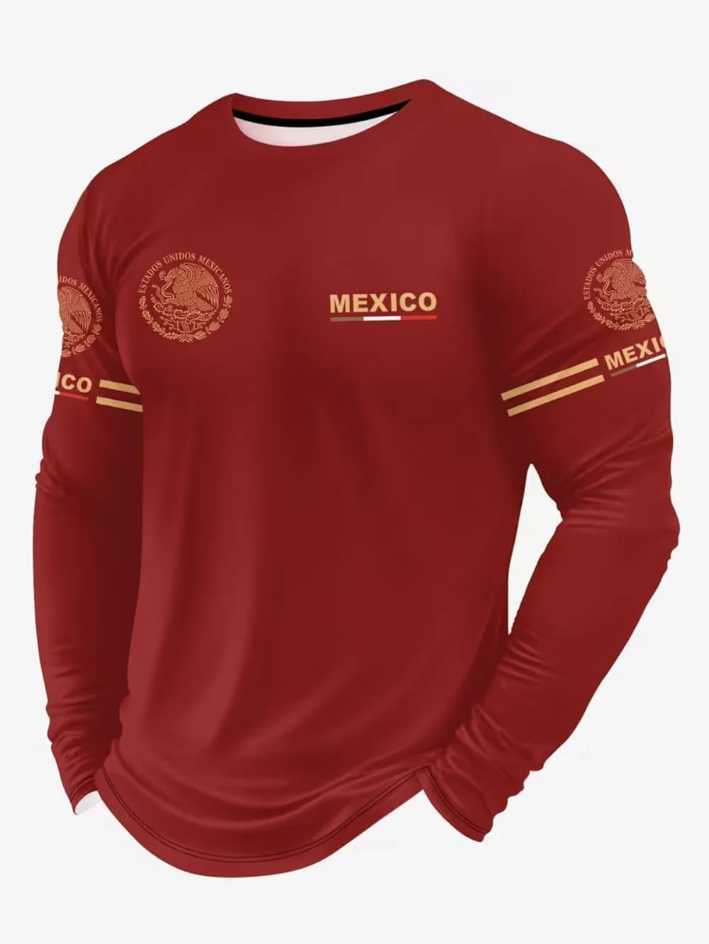 T-shirt imprimé aigle du Mexiq - Mens Fashion Clothes avis et prix