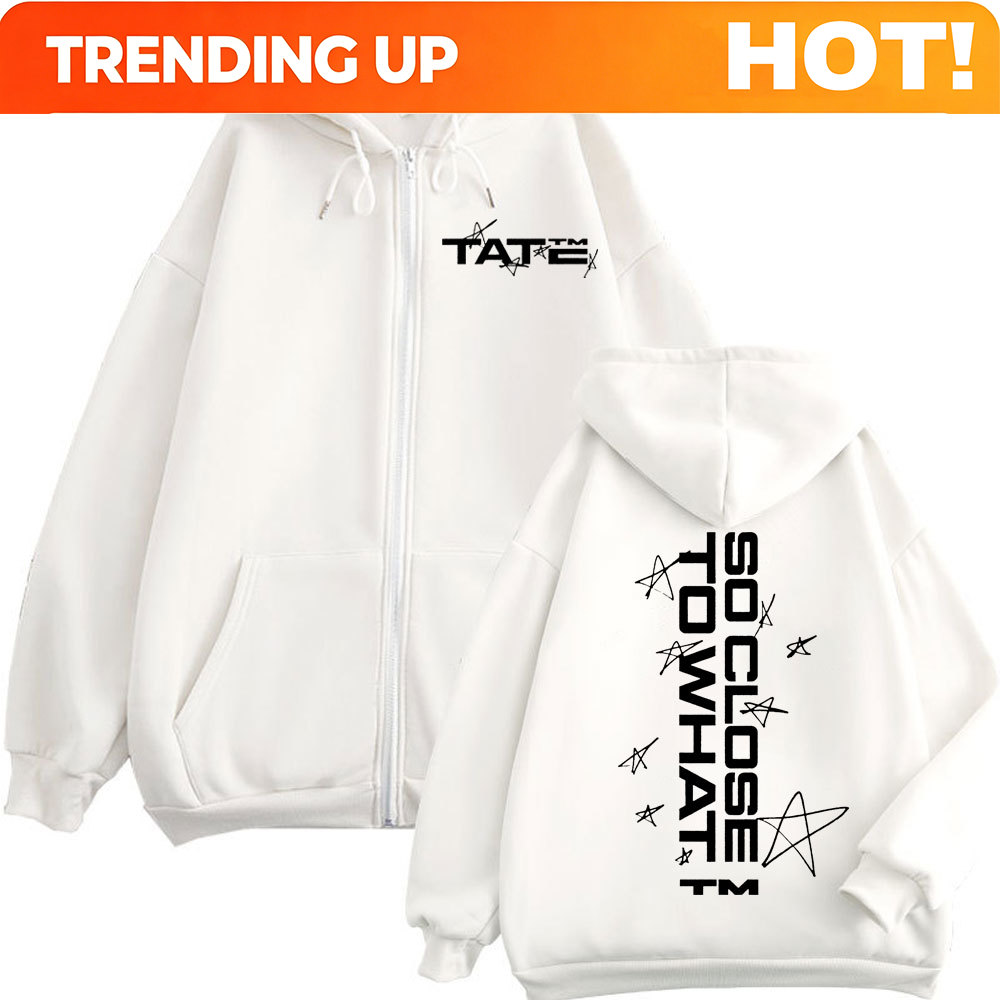 Tate McRae So Close To What Pr - Mens Fashion Zip Up Hoodies avis et prix