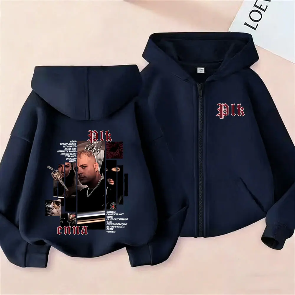 Sweat à capuche zippé avec mot - Mens Fashion Zip Up Hoodies avis et prix
