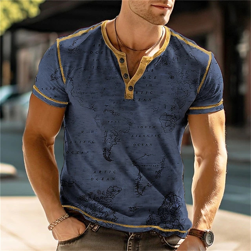 Chemises Henry pour hommes, t- - Mens Fashion Clothes avis et prix